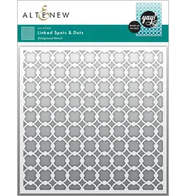 ALTENEW ALTENEW LINKED SPOTS & DOTS 6x6 BACKGROUND STENCIL
