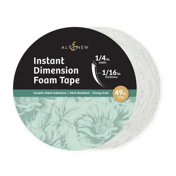 ALTENEW ALTENEW INSTANT DIMENSION FOAM TAPE 1/16" x 1/4" x 15m