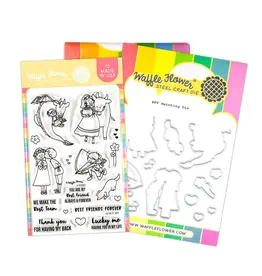 WAFFLE FLOWER WAFFLE FLOWER BFF CLEAR STAMP SET AND DIE COMBO