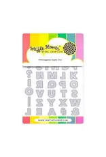WAFFLE FLOWER WAFFLE FLOWER OVERLAPPING ALPHA DIE SET