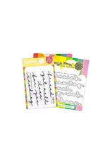 WAFFLE FLOWER WAFFLE FLOWER OVERLAPPING HUGS ADDITIONS CLEAR STAMP SET AND DIE COMBO