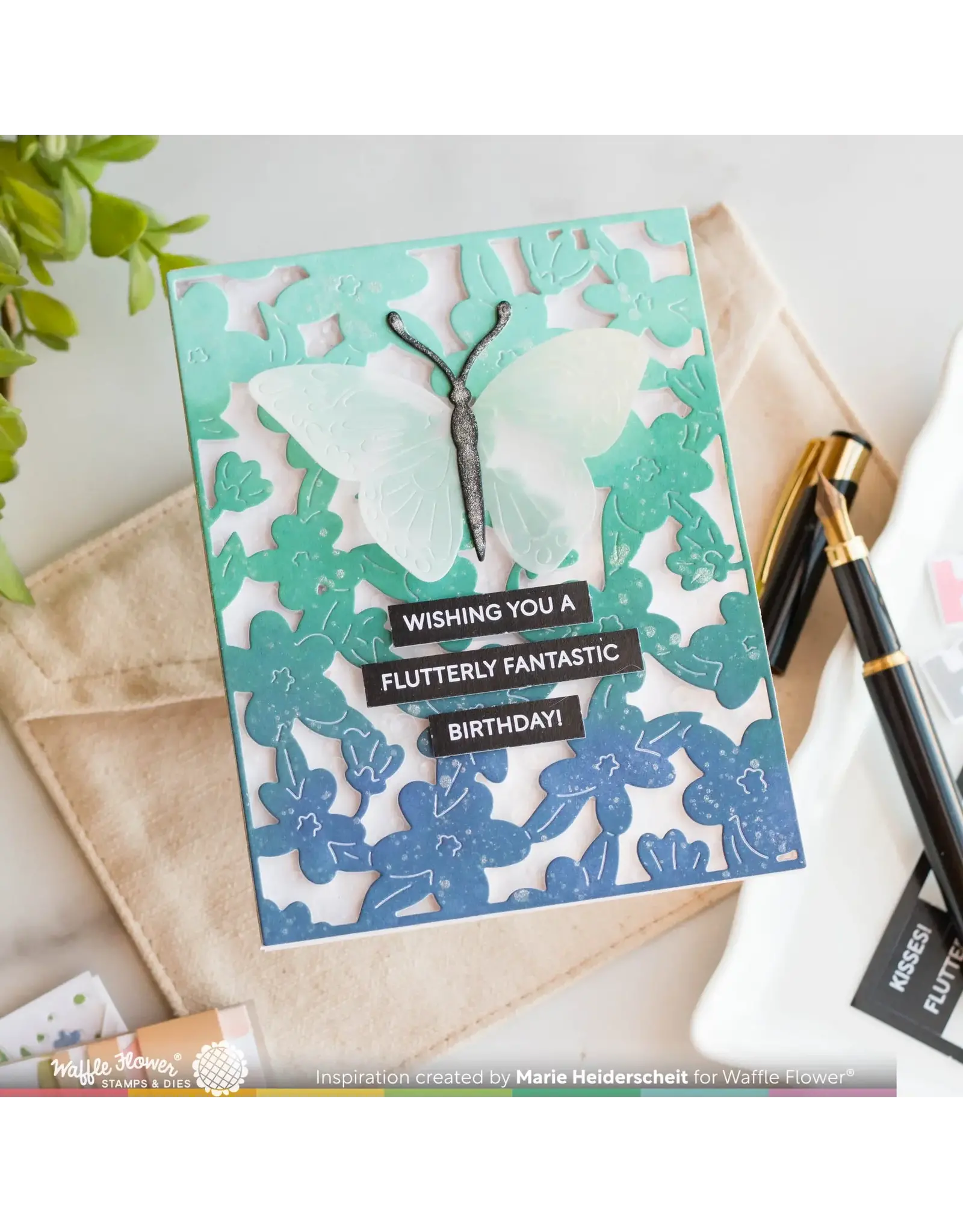 WAFFLE FLOWER WAFFLE FLOWER MOD BLOSSOM STENCIL SET
