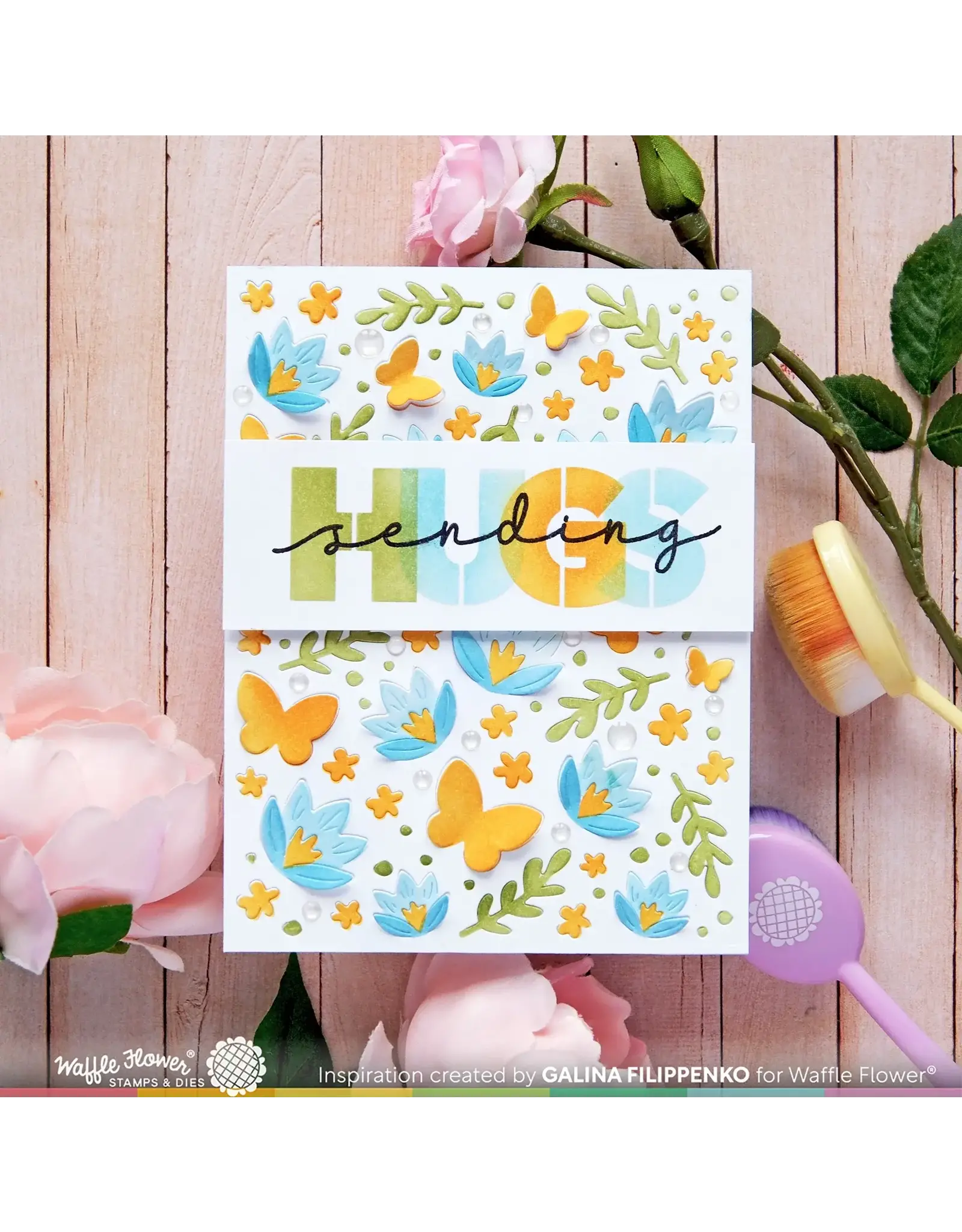 WAFFLE FLOWER WAFFLE FLOWER CROCUS FLUTTER DIE