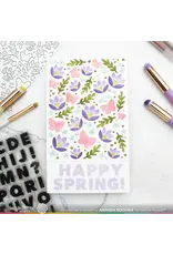 WAFFLE FLOWER WAFFLE FLOWER CROCUS FLUTTER STENCIL SET