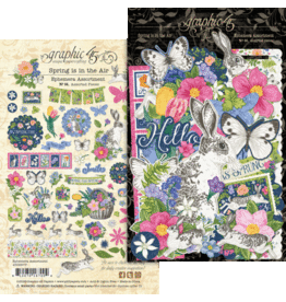 GRAPHIC 45 GRAPHIC 45 SPRING IS IN THE AIR EPHEMERA SET