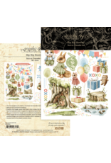 GRAPHIC 45 GRAPHIC 45 HIP HIP HOORAY RUB-ON TRANSFER SET