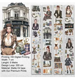 ONWIZE ONWIZE SCRAPBOOK FASHION ACADEMIA MATTE OIL TAPE