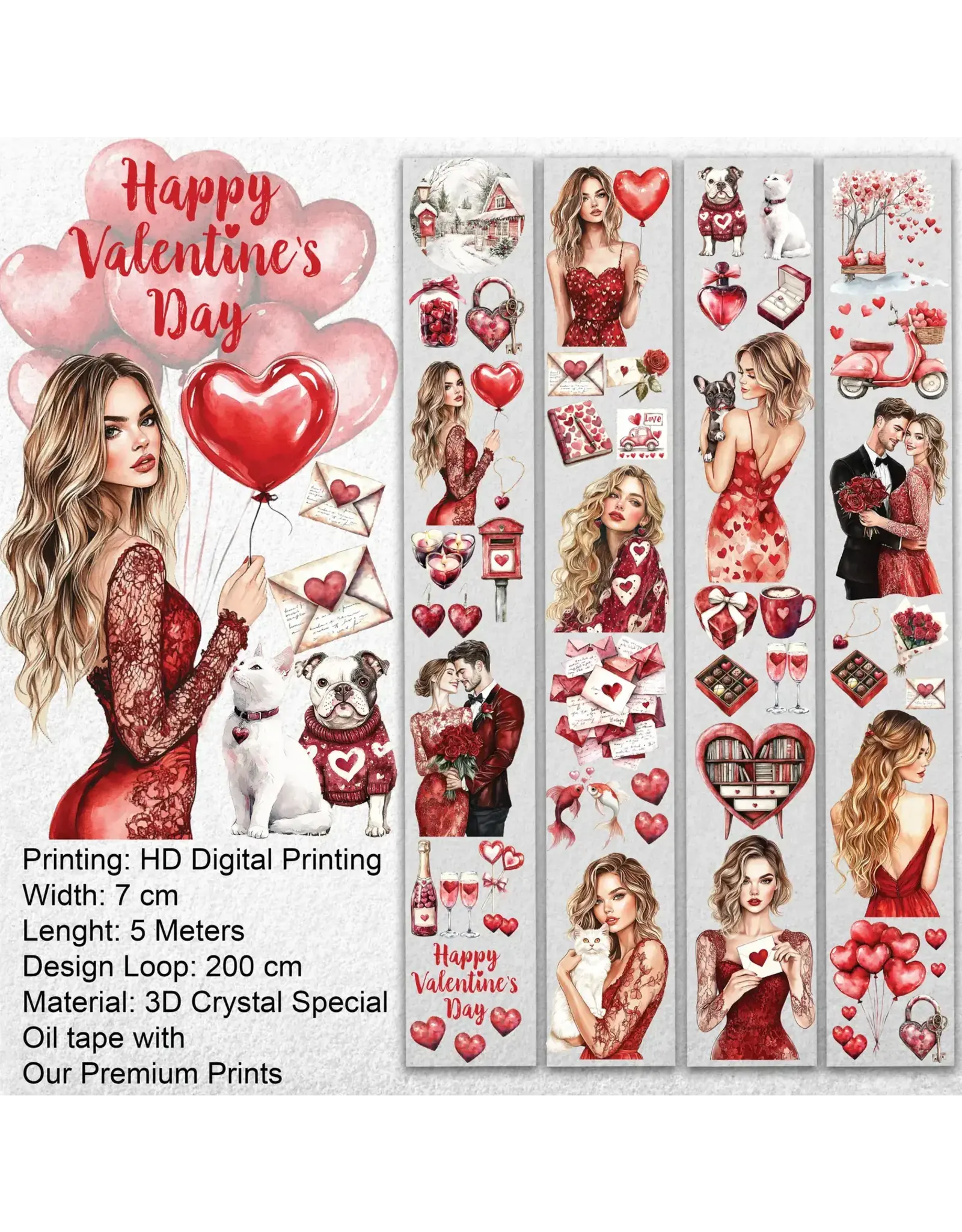 ONWIZE ONWIZE SCRAPBOOK LOVE POTION 3D CRYSTAL SPECIAL OIL TAPE