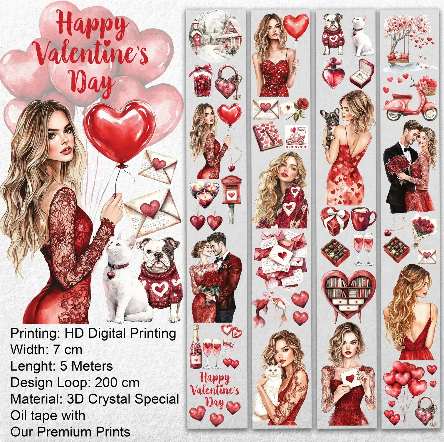 ONWIZE ONWIZE SCRAPBOOK LOVE POTION 3D CRYSTAL SPECIAL OIL TAPE