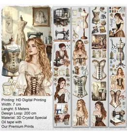 ONWIZE ONWIZE SCRAPBOOK SEWING HOUSE 3D CRYSTAL SPECIAL OIL TAPE