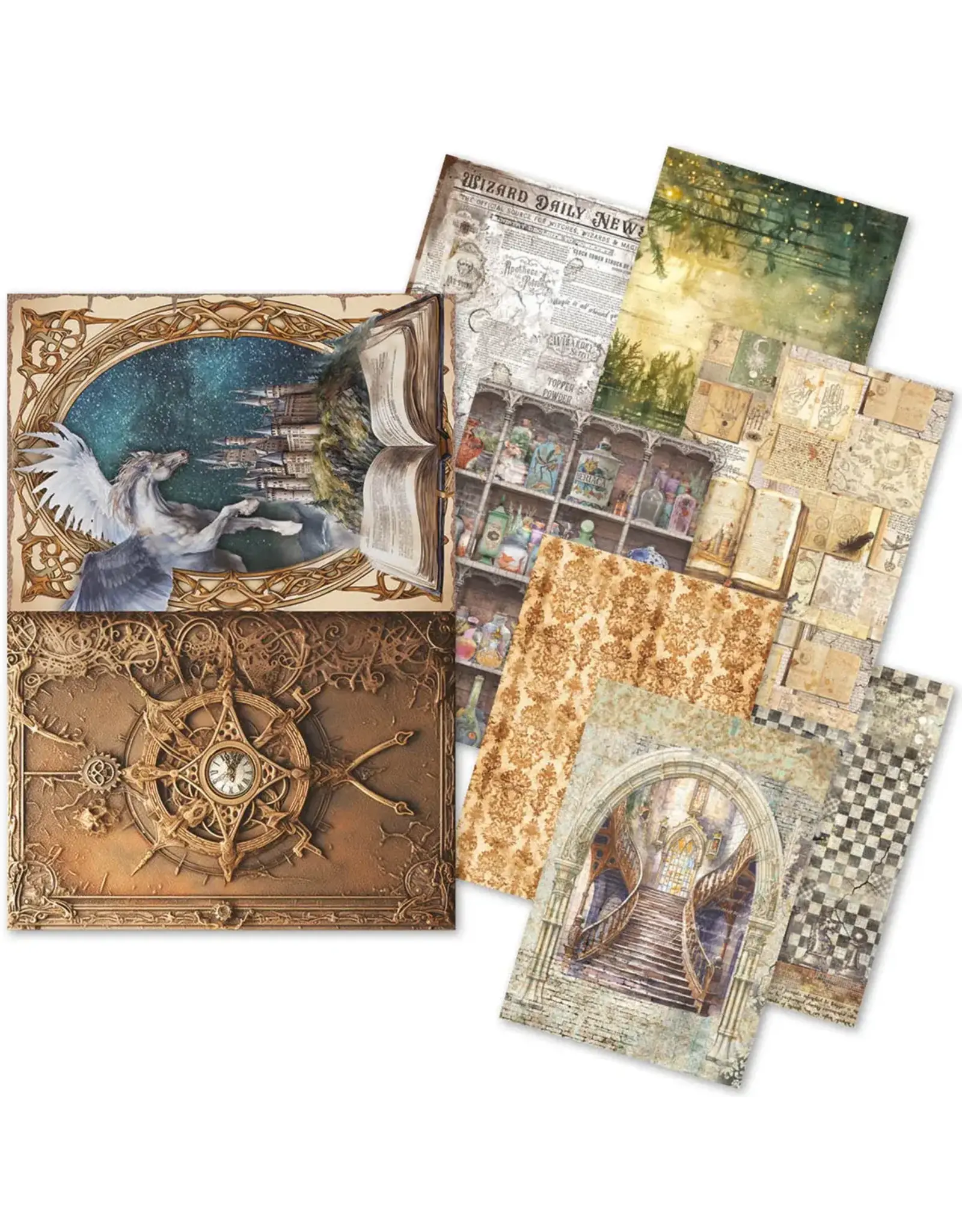 CIAO BELLA CIAO BELLA WIZARD ACADEMY A5 RICE PAPER 8 SHEETS
