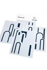 PINKFRESH PINKFRESH STUDIO ELEVATED RAINBOWS STENCIL SET 4/PK