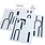 PINKFRESH PINKFRESH STUDIO ELEVATED RAINBOWS STENCIL SET 4/PK