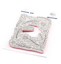 PINKFRESH PINKFRESH STUDIO HAPPY HUMMINGBIRDS CLING STAMP