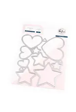 PINKFRESH PINKFRESH STUDIO RADIATING HEARTS & STARS DIE