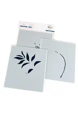 PINKFRESH PINKFRESH STUDIO GRATEFUL GREENERY STENCIL SET 3/PK