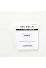 SPELLBINDERS SPELLBINDERS WHITE FOAM ADHESIVE STRIPS 1/8"