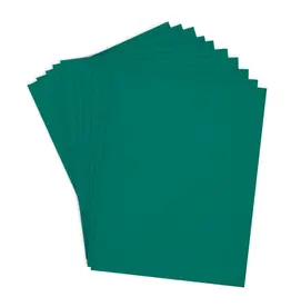 SPELLBINDERS SPELLBINDERS BLUE SPRUCE COLORWHEEL CARDSTOCK 8.5x11 10/PK