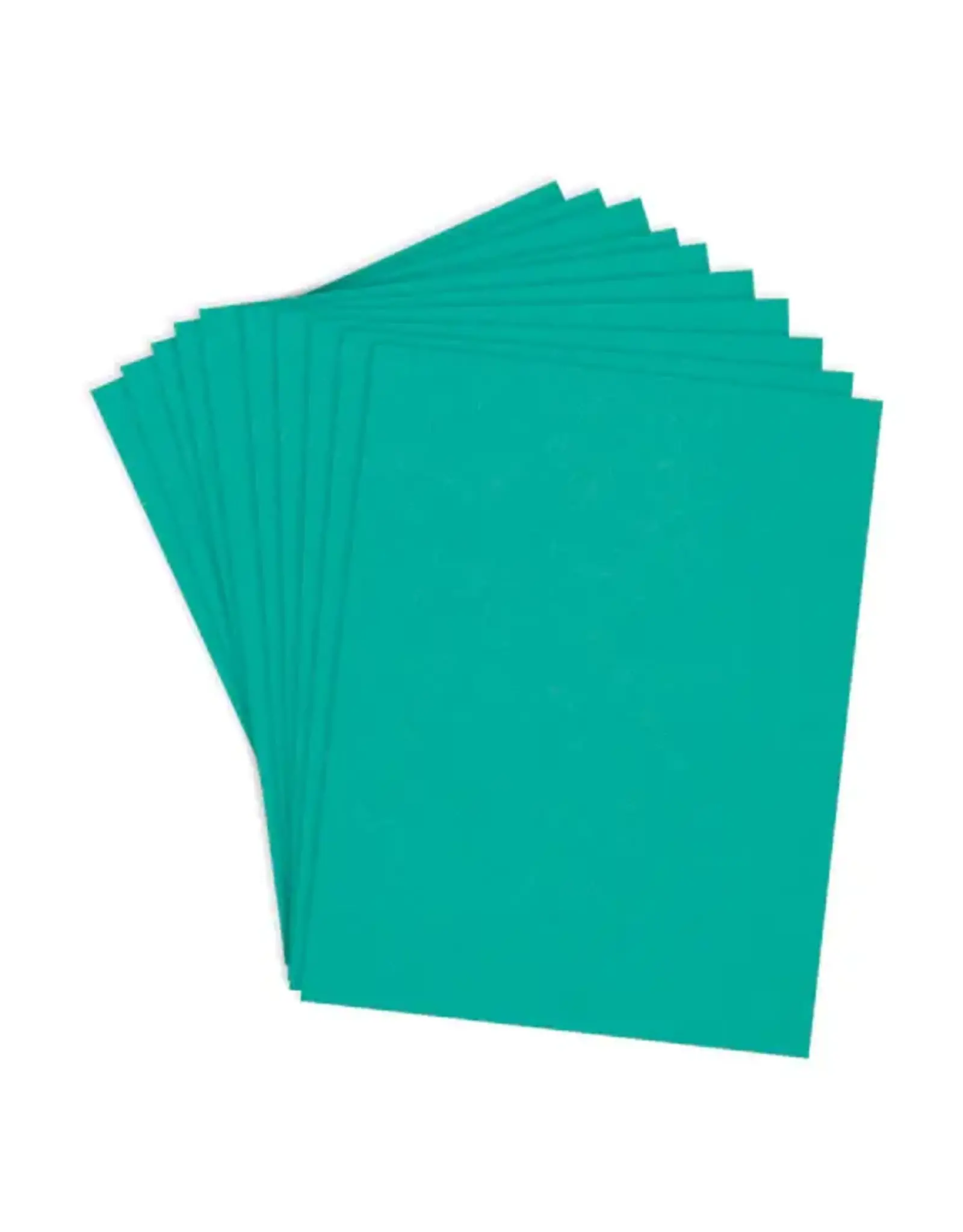 SPELLBINDERS SPELLBINDERS TEAL TOPAZ COLORWHEEL CARDSTOCK 8.5x11 10/PK