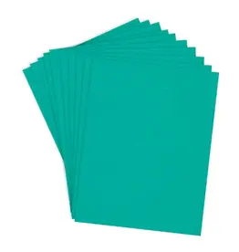 SPELLBINDERS SPELLBINDERS TEAL TOPAZ COLORWHEEL CARDSTOCK 8.5x11 10/PK