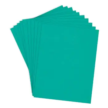 SPELLBINDERS SPELLBINDERS TEAL TOPAZ COLORWHEEL CARDSTOCK 8.5x11 10/PK