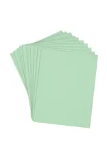 SPELLBINDERS SPELLBINDERS MINT COLORWHEEL CARDSTOCK 8.5x11 10/PK