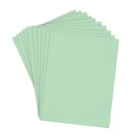 SPELLBINDERS SPELLBINDERS MINT COLORWHEEL CARDSTOCK 8.5x11 10/PK