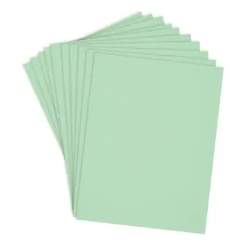 SPELLBINDERS SPELLBINDERS MINT COLORWHEEL CARDSTOCK 8.5x11 10/PK