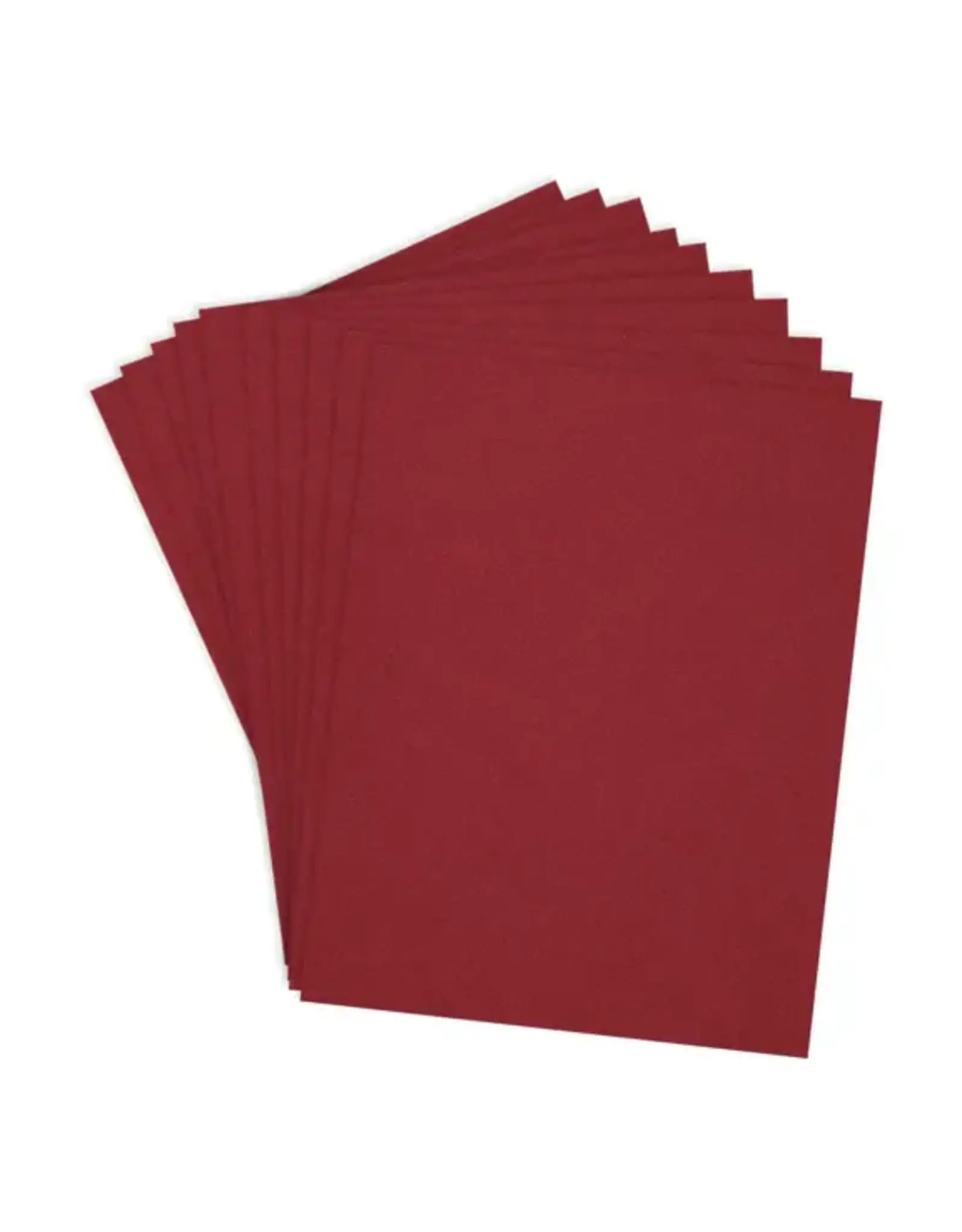 SPELLBINDERS SPELLBINDERS CRANBERRY COLORWHEEL CARDSTOCK 8.5x11 10/PK
