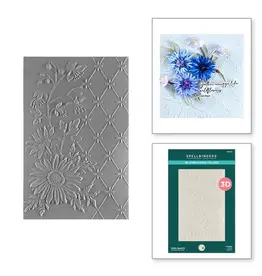 SPELLBINDERS SPELLBINDERS SUSAN TIERNEY-COCKBURN THROUGH THE MEADOW COLLECTION WILDLY BEAUTIFUL 3D EMBOSSING FOLDER