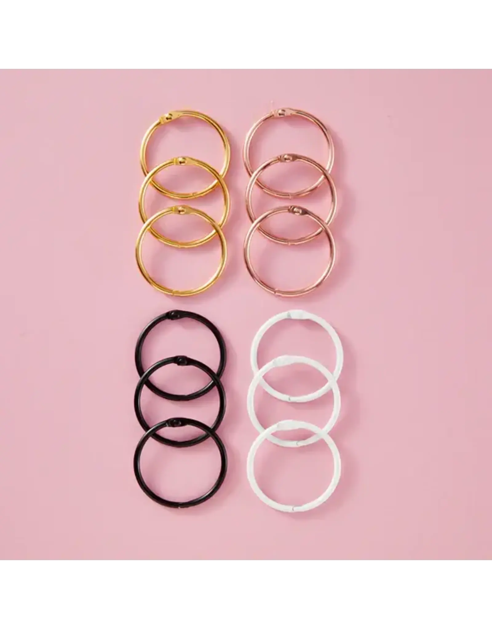 SPELLBINDERS SPELLBINDERS 1.5" BOOK RINGS 12/PK