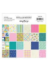 SPELLBINDERS SPELLBINDERS KELLY BANGS JUST SAYIN' COLLECTION 6x6 PAPER PAD 24 SHEETS