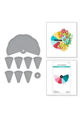 SPELLBINDERS SPELLBINDERS COLORWHEEL SWATCH PARTY COLLECTION COLOR SWATCH WHEEL ETCHED DIE SET