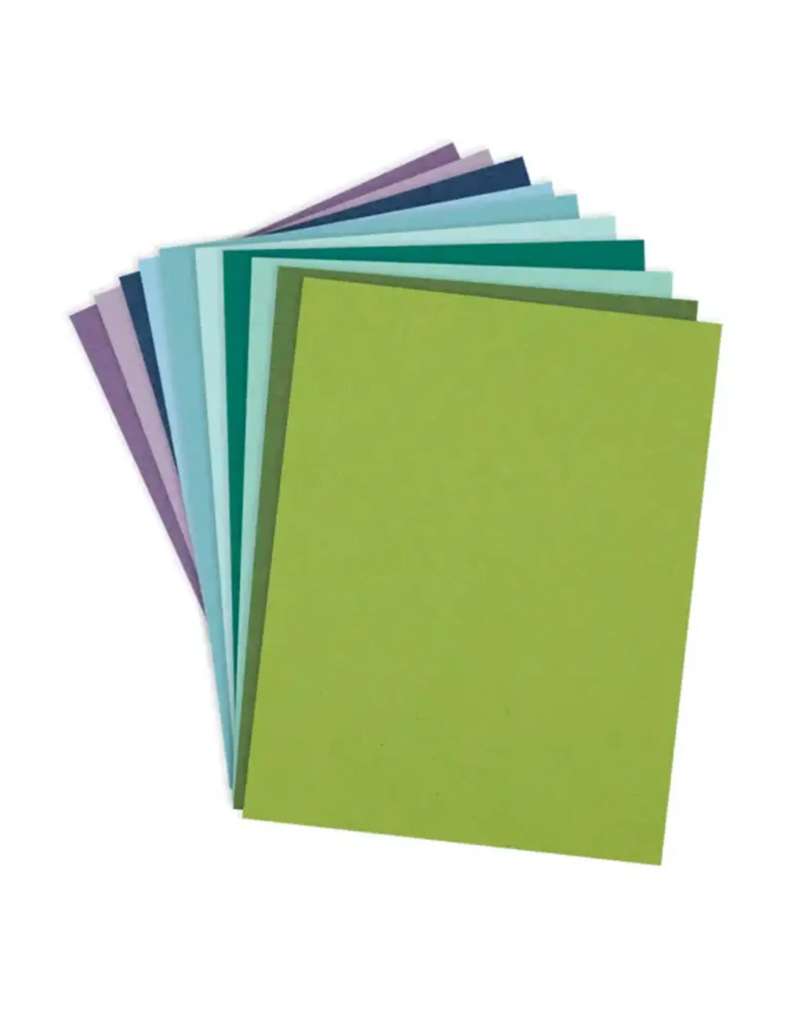 SPELLBINDERS SPELLBINDERS COOL ASSORTMENT COLORWHEEL CARDSTOCK 8.5x11 20/PK