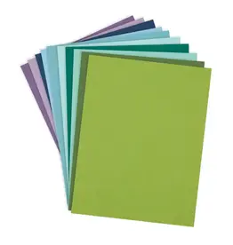 SPELLBINDERS SPELLBINDERS COOL ASSORTMENT COLORWHEEL CARDSTOCK 8.5x11 20/PK