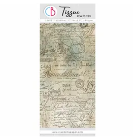 CIAO BELLA CIAO BELLA OLD LEDGERS TISSUE PAPER 69cm x 49cm