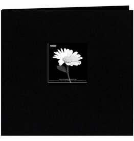 PIONEER PIONEER BLACK BOOK CLOTH COVER 8x8 POST BOUND ALBUM WITH WINDOW