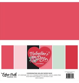 ECHO PARK PAPER ECHO PARK VALENTINE'S DAY 12x12 SOLIDS COLLECTION KIT