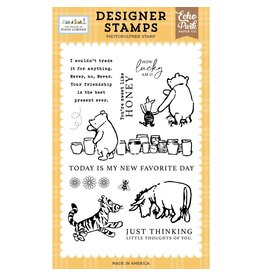 ECHO PARK PAPER ECHO PARK THE HOUSE AT POOH CORNER HOW LUCKY AM I CLEAR STAMP SET
