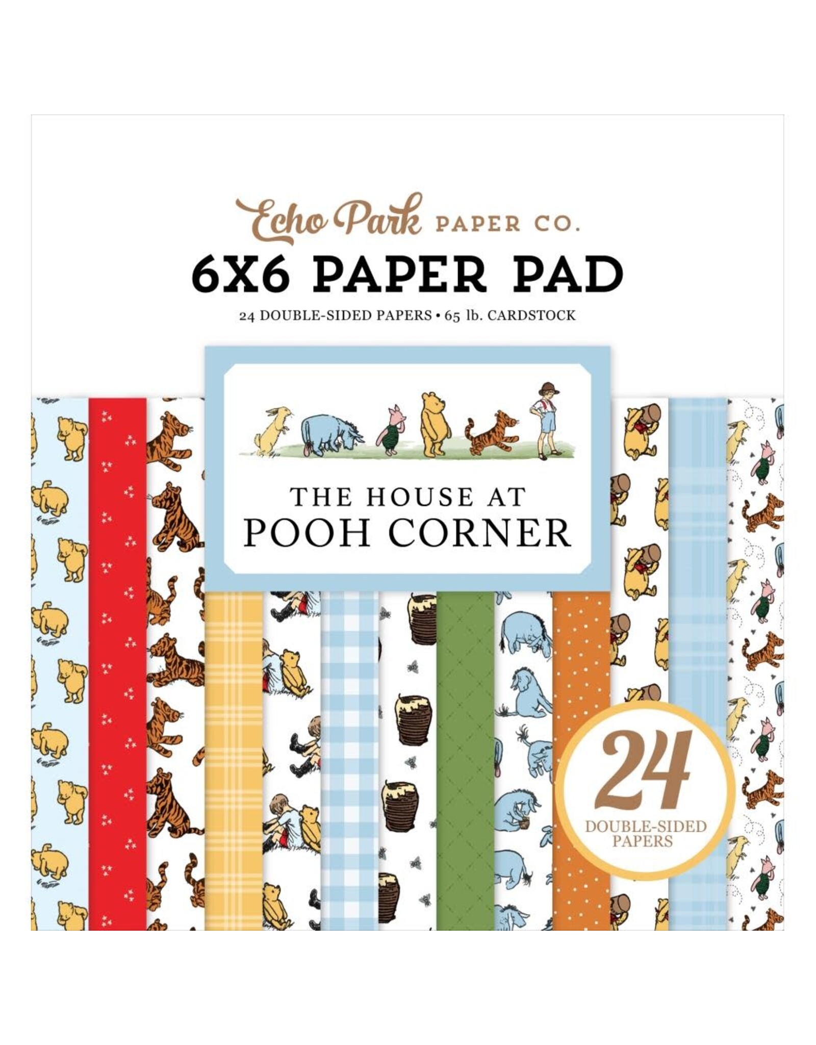 ECHO PARK PAPER ECHO PARK THE HOUSE AT POOH CORNER 6x6 PAPER PAD 24 SHEETS