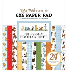 ECHO PARK PAPER ECHO PARK THE HOUSE AT POOH CORNER 6x6 PAPER PAD 24 SHEETS