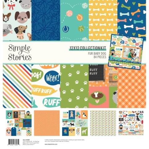 SIMPLE STORIES SIMPLE STORIES FUR BABY DOG 12x12 COLLECTION KIT