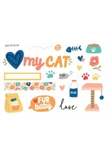 SIMPLE STORIES SIMPLE STORIES SIMPLE PAGES FUR BABY CAT PAGE PIECES 20/PK