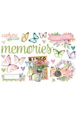 SIMPLE STORIES SIMPLE STORIES SIMPLE VINTAGE FLOWER SHOPPE SIMPLE PAGES PAGE PIECES 21/PK