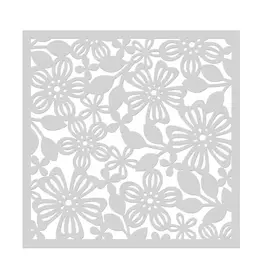 HERO ARTS HERO ARTS FRIENDSHIP BLOOMS COLLECTION SPRING FLORAL STENCIL