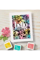 HERO ARTS HERO ARTS FRIENDSHIP BLOOMS COLLECTION SPRING FLORAL STENCIL