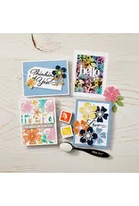 HERO ARTS HERO ARTS FRIENDSHIP BLOOMS COLLECTION SPRING FLORAL STENCIL