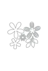 HERO ARTS HERO ARTS FRIENDSHIP BLOOMS COLLECTION LARGE FLOWER LAYERING FANCY DIE SET