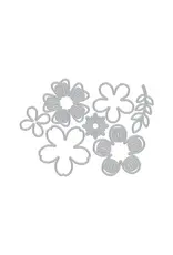 HERO ARTS HERO ARTS FRIENDSHIP BLOOMS COLLECTION SMALL FLOWER LAYERING FANCY DIE SET