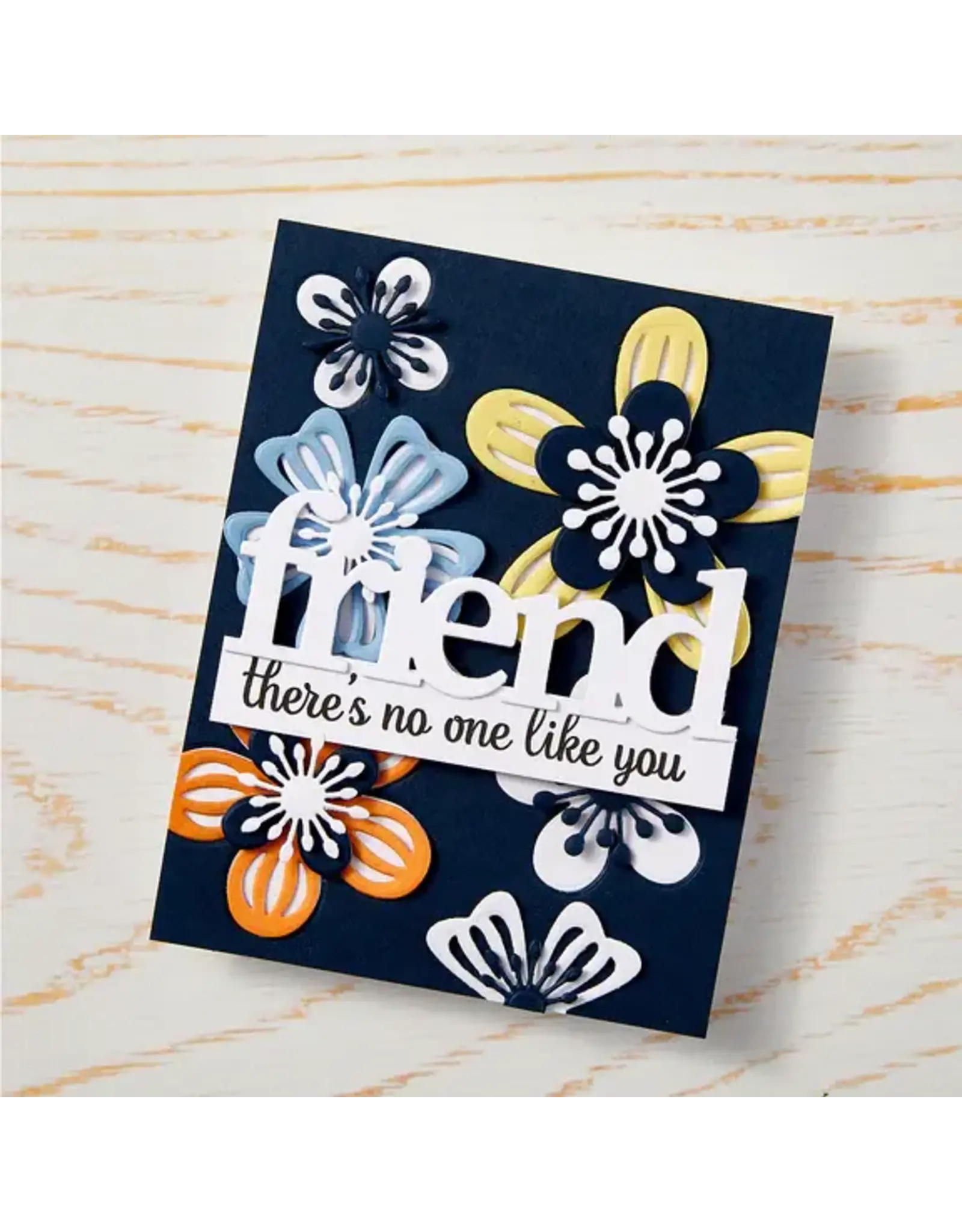 HERO ARTS HERO ARTS FRIENDSHIP BLOOMS COLLECTION SMALL FLOWER LAYERING FANCY DIE SET